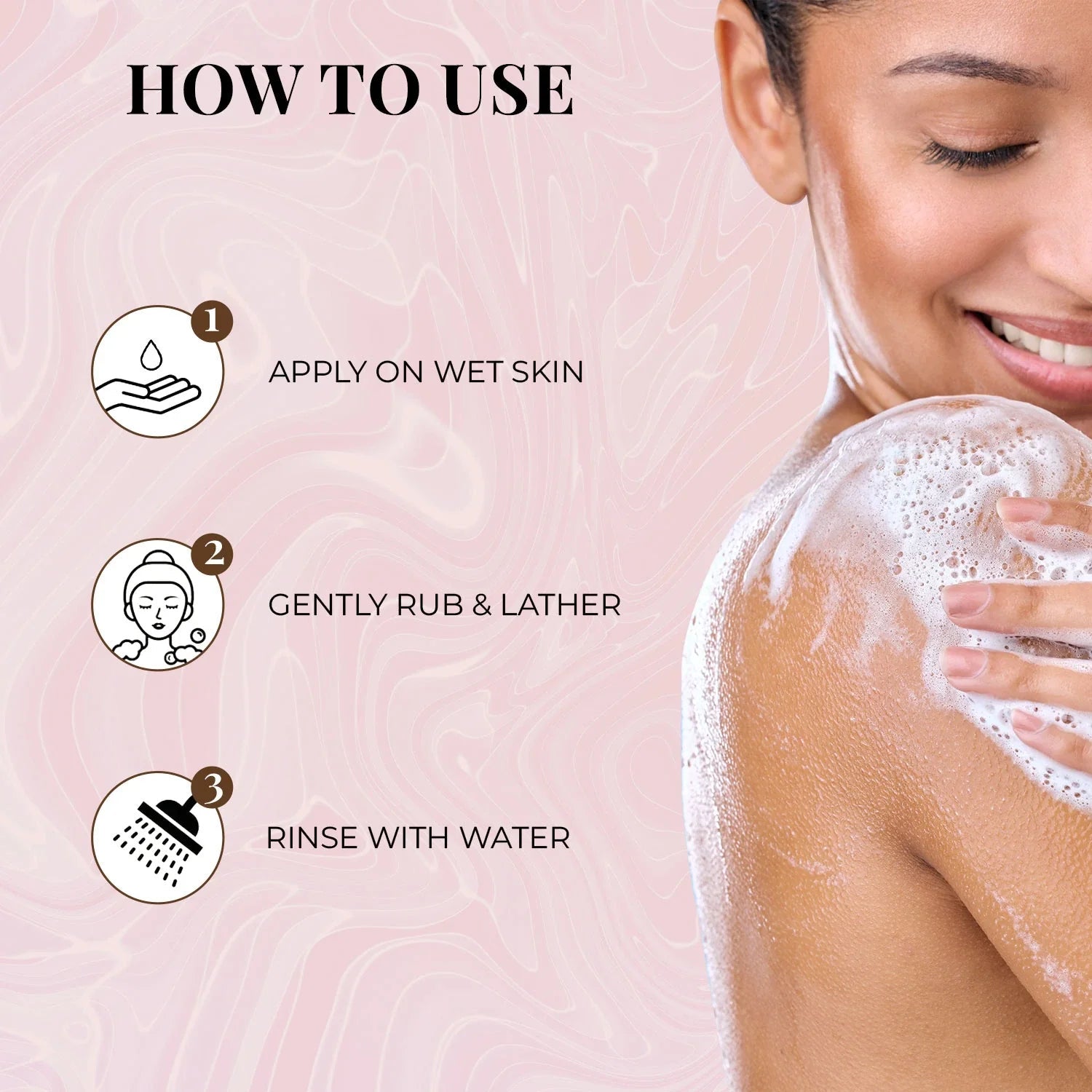 Shatpatri Wild Indian Rose - Gentle Body Wash 300ml 