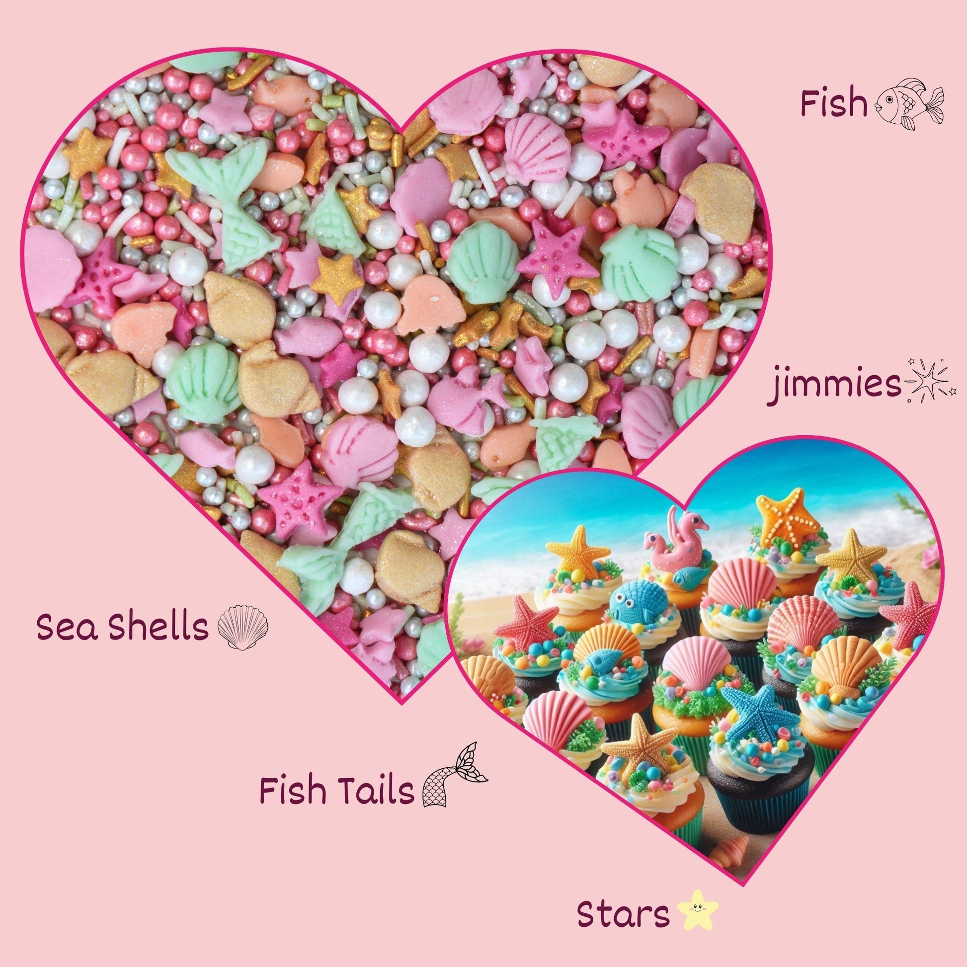 Confect Under the Sea Sprinkles for Decoration 03