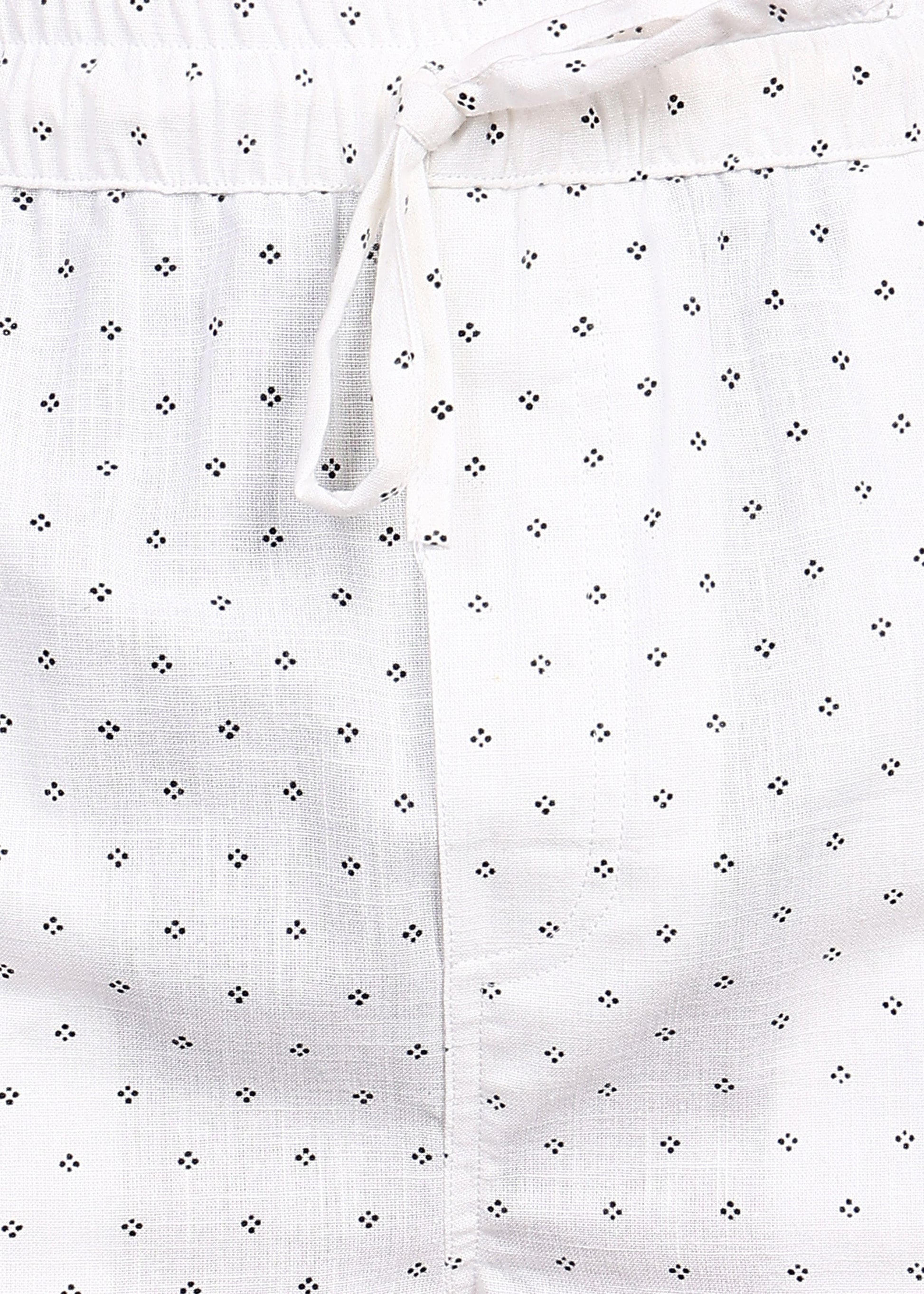 Fabmade Micro Print Casual Shorts