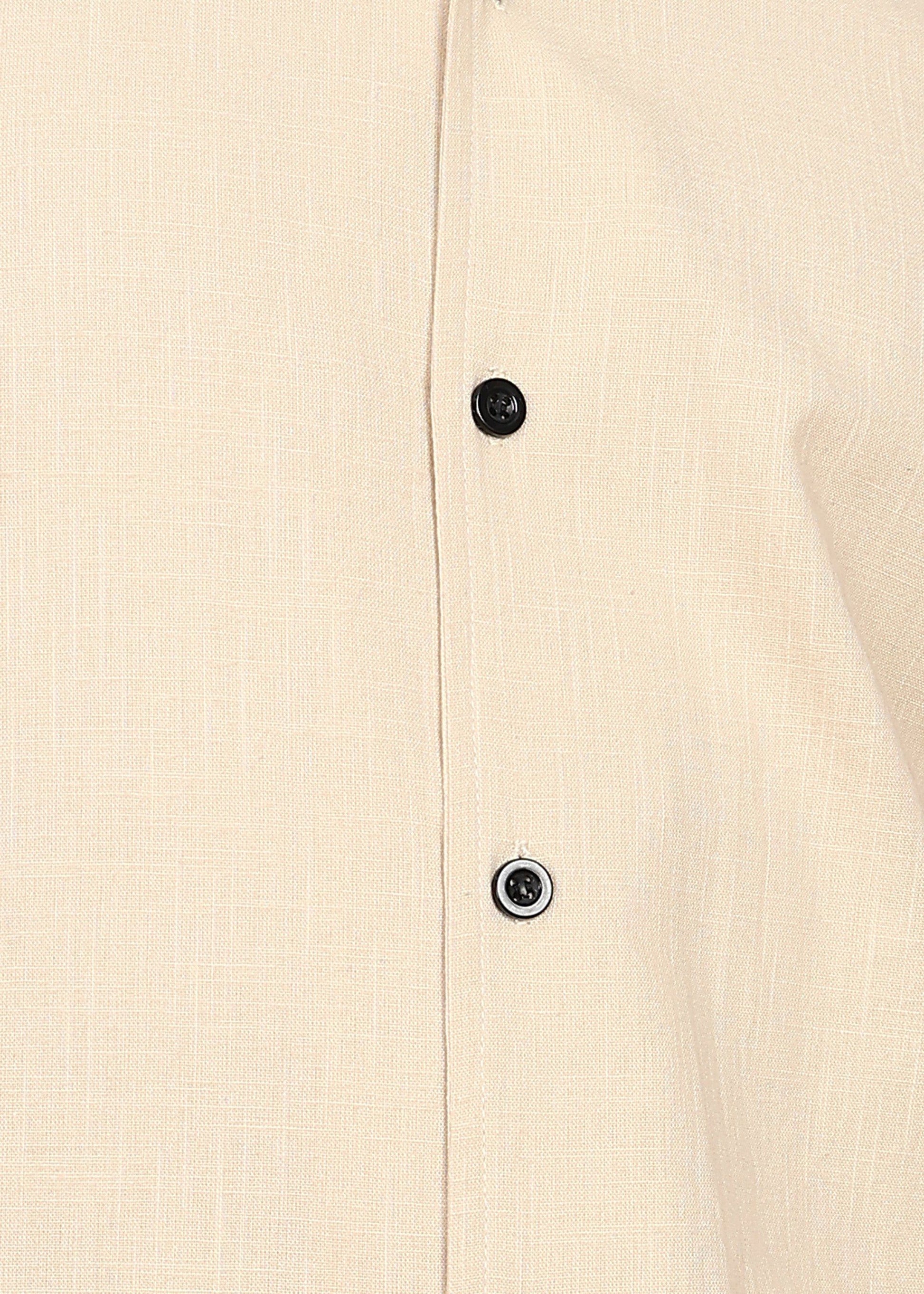Fabmade Ivory Bloom Back-Print Shirt