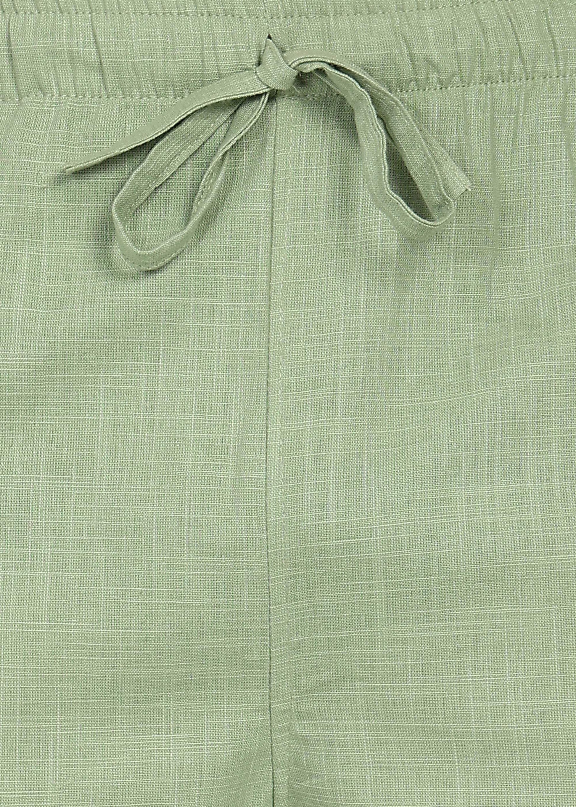 Fabmade Sage Linen Relaxed Trousers