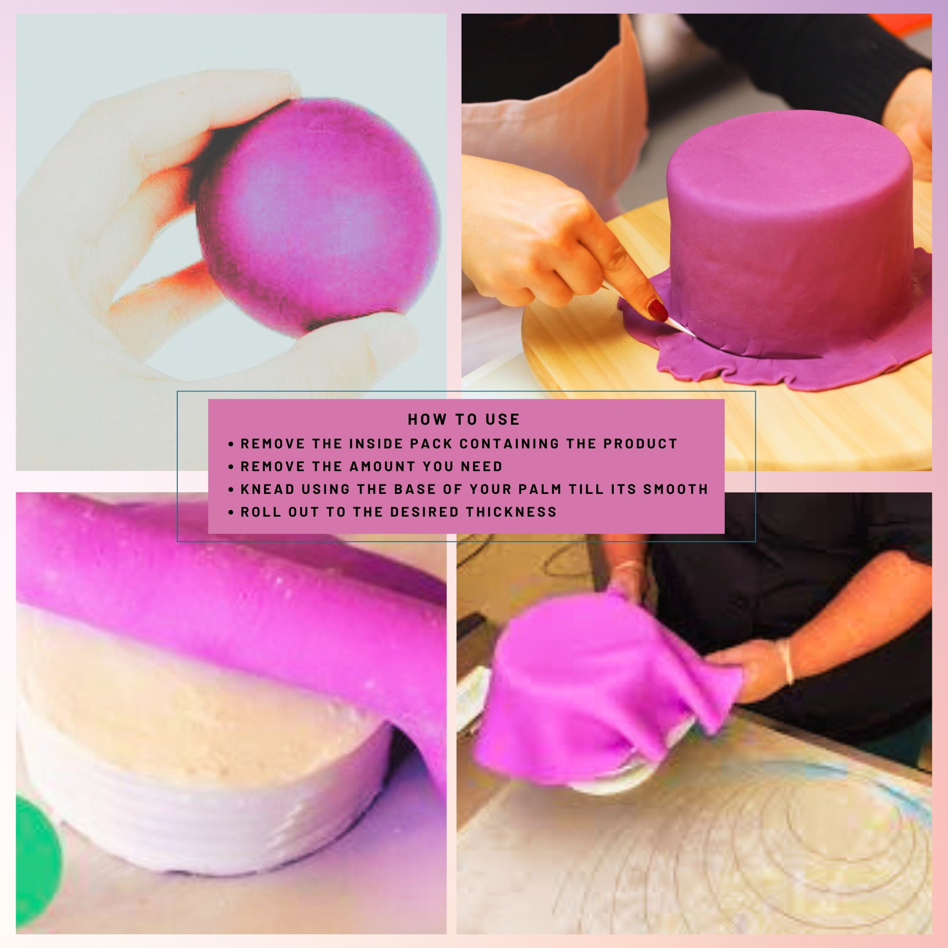 Confect Fuchsia Pink Fondant | Edible Sugarpaste