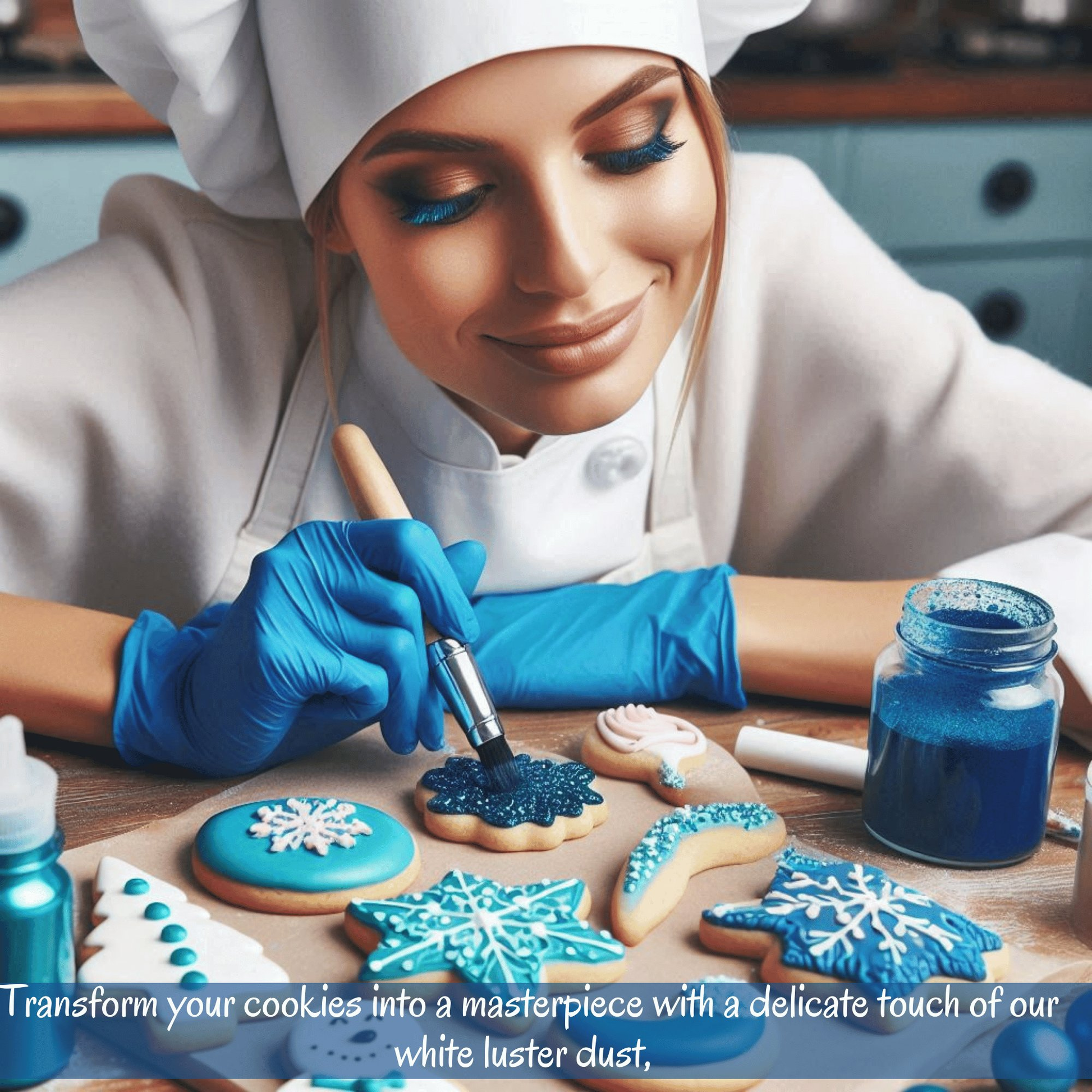 Confect Poppy Blue | Edible Luster Dust