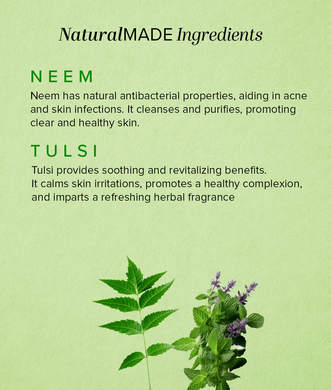 Khadi Natural Herbal Neem Tulsi Soap Combo Pack Of 5 – 125gm Each 