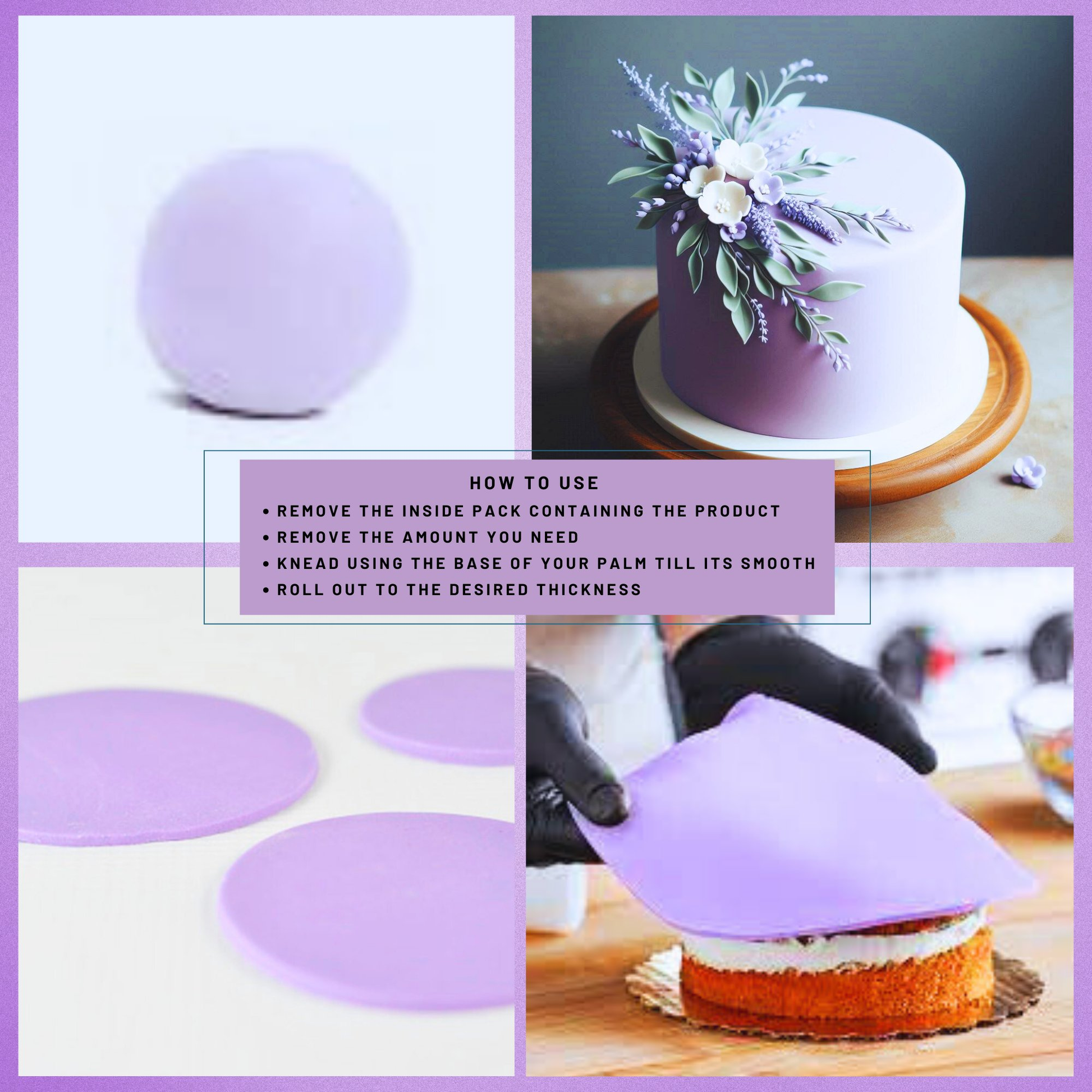 Confect Lavender Fondant | Edible Sugarpaste