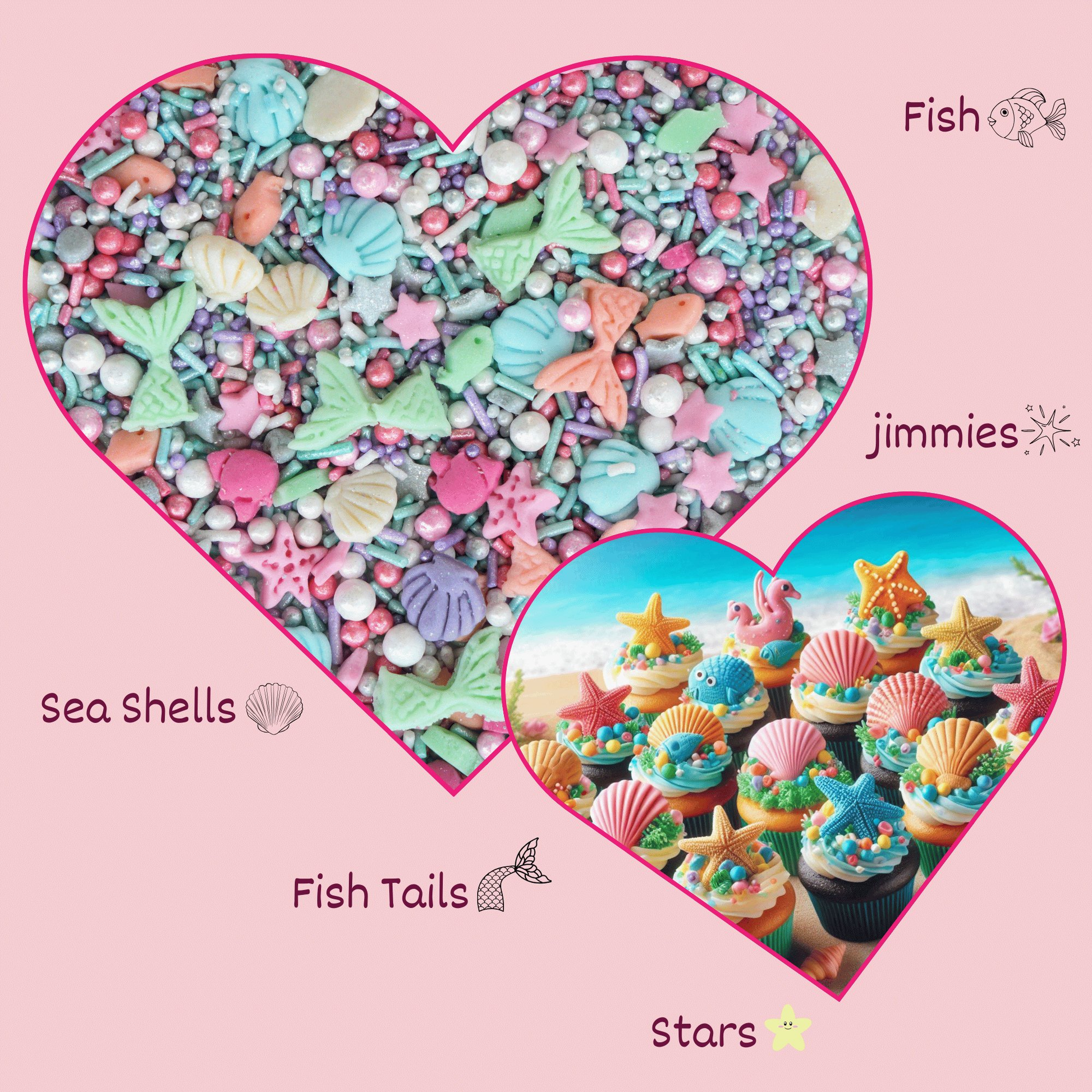 Confect Under the Sea Sprinkles for Decoration 05