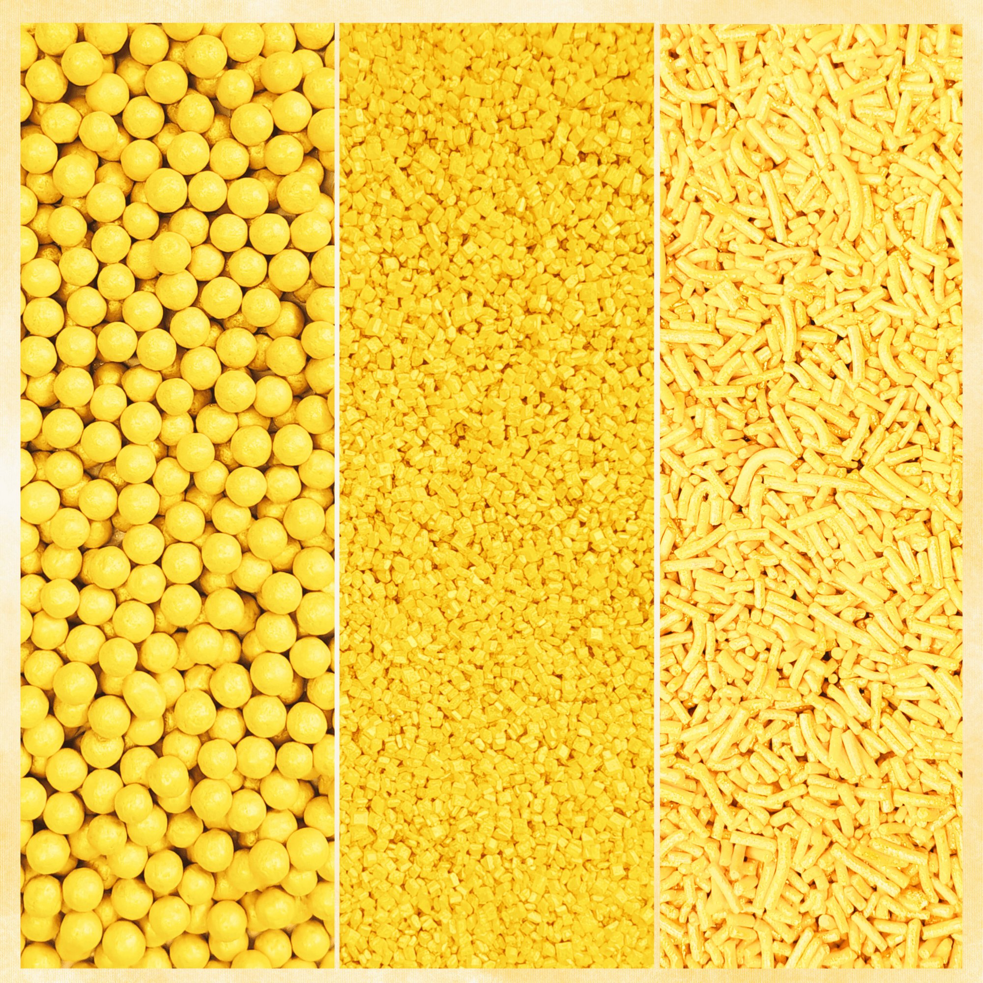 Confect Sprinkles for Cakes & Cupcakes Decoration | USP-25(Yellow)