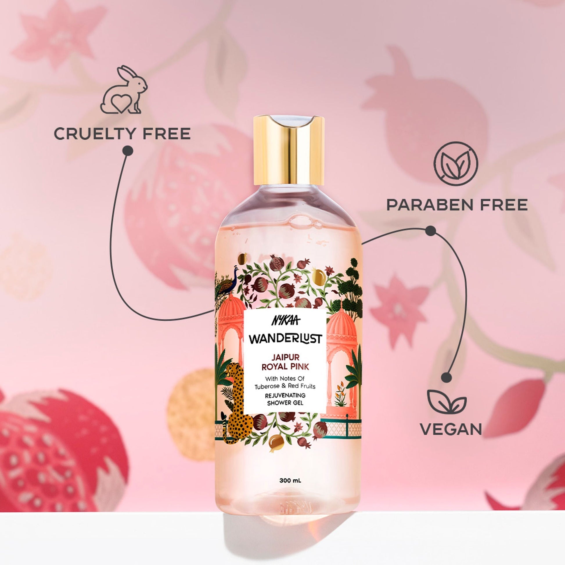 Wanderlust Shower Gels - Jaipur Royal Pink  Grab2Buy Wanderlust Grab2Buy