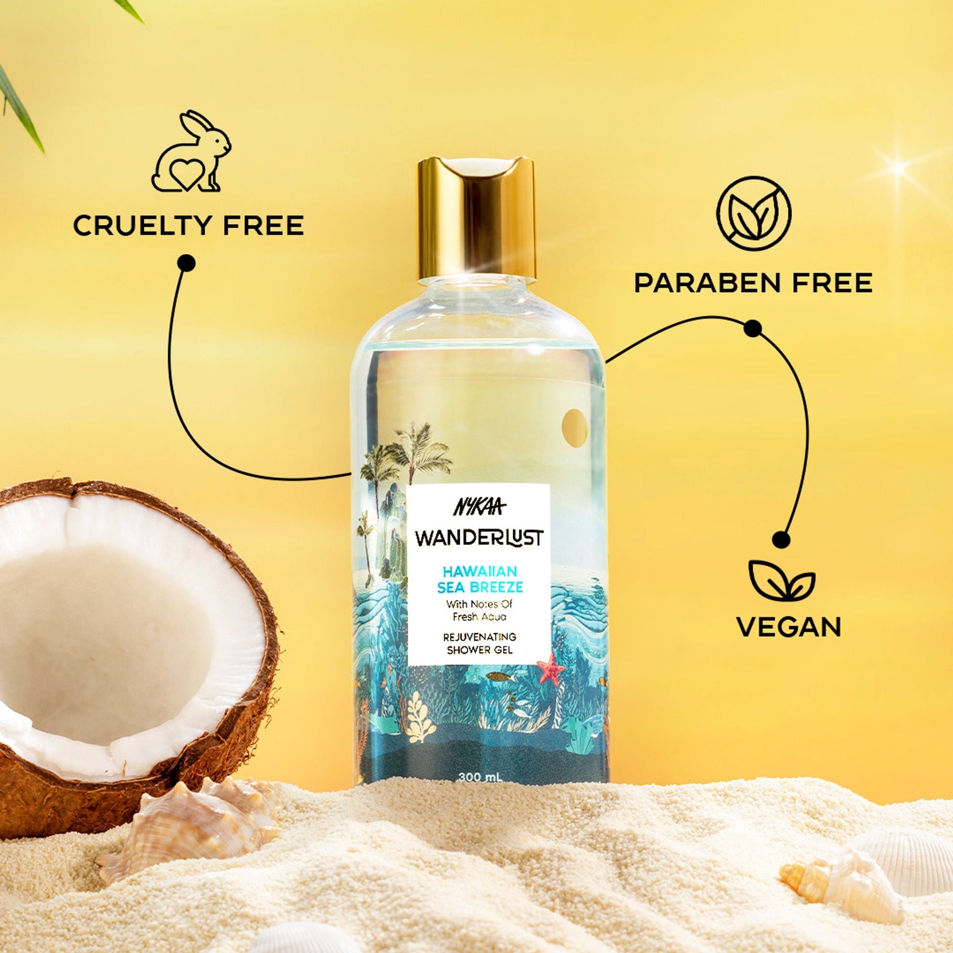 Wanderlust Shower Gels - Hawaiian Sea Breeze  Grab2Buy Wanderlust Grab2Buy