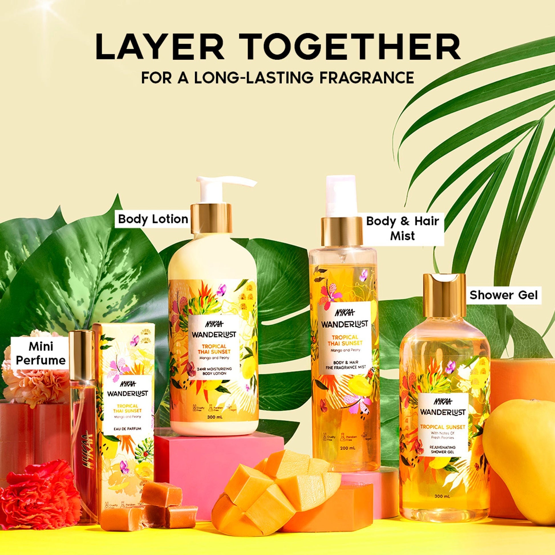 Wanderlust Shower Gels - Tropical Thai Sunset  Grab2Buy Wanderlust Grab2Buy