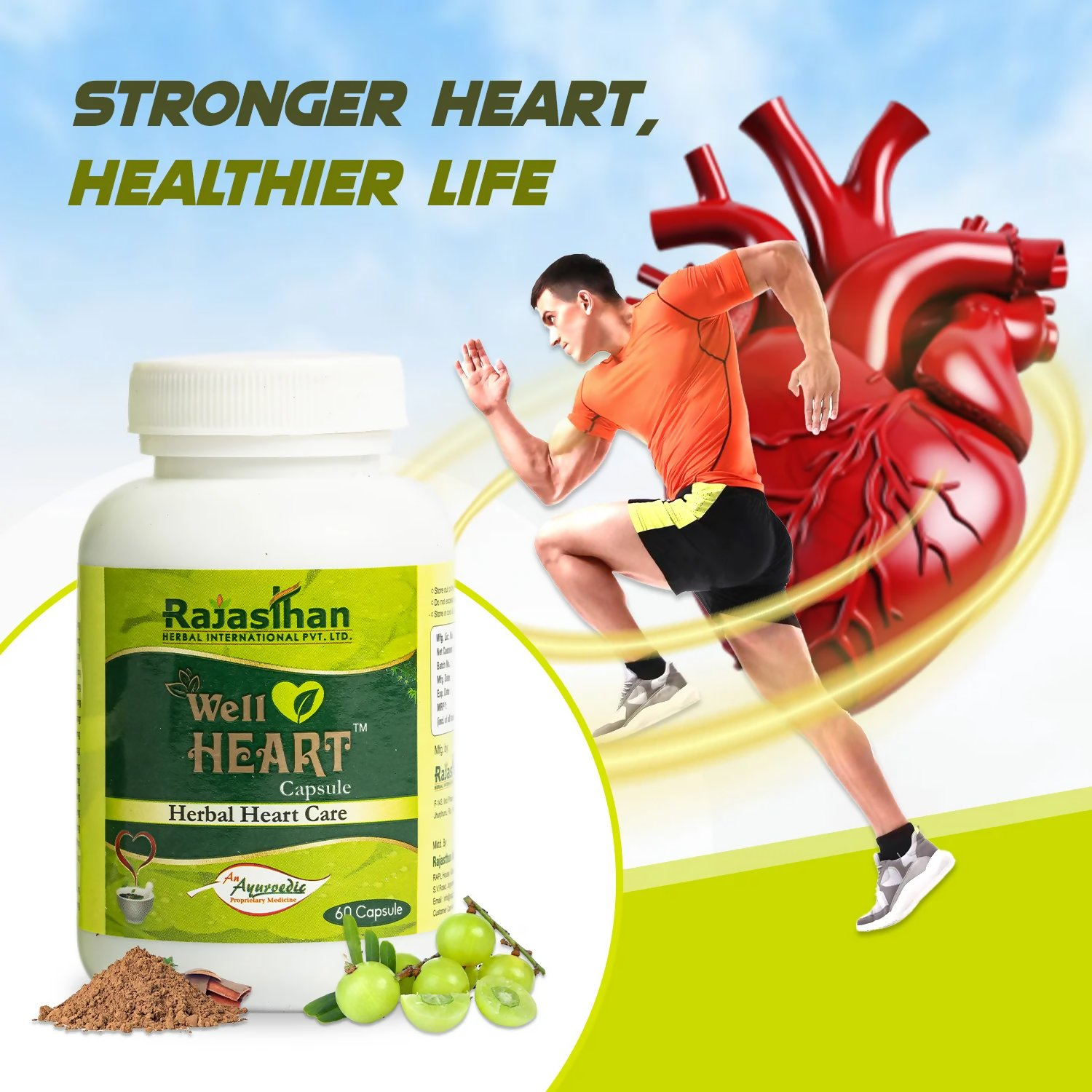 Rajasthan Herbals Well Heart Capsules 