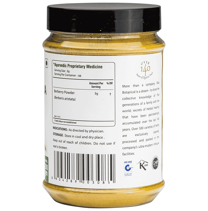 Bixa Botanical Daruharidra Powder 