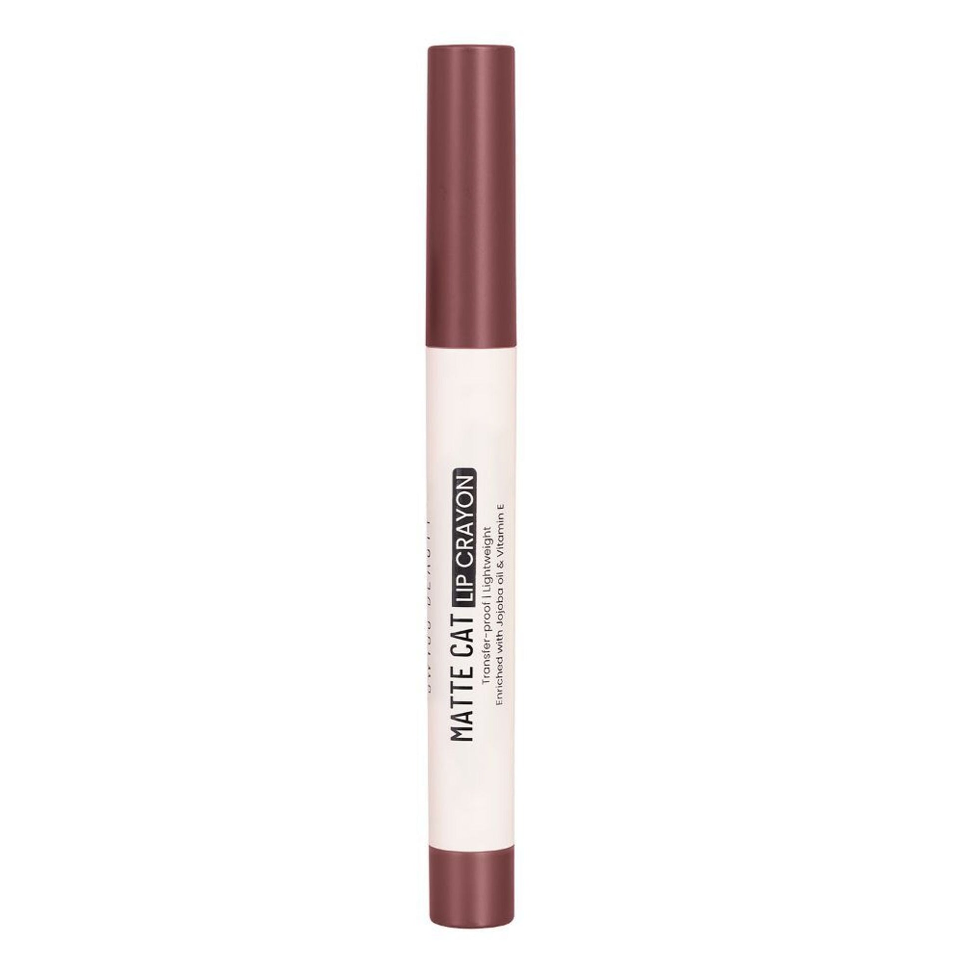 Swiss Beauty Non Transfer Matte Cat Lip Crayon - Flattering Peach