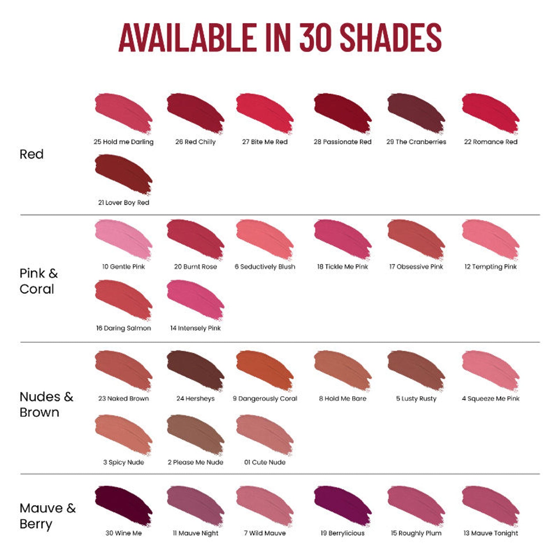 Swiss Beauty Hold Me Matte Liquid Lipstick - 09DangerouslyCoral