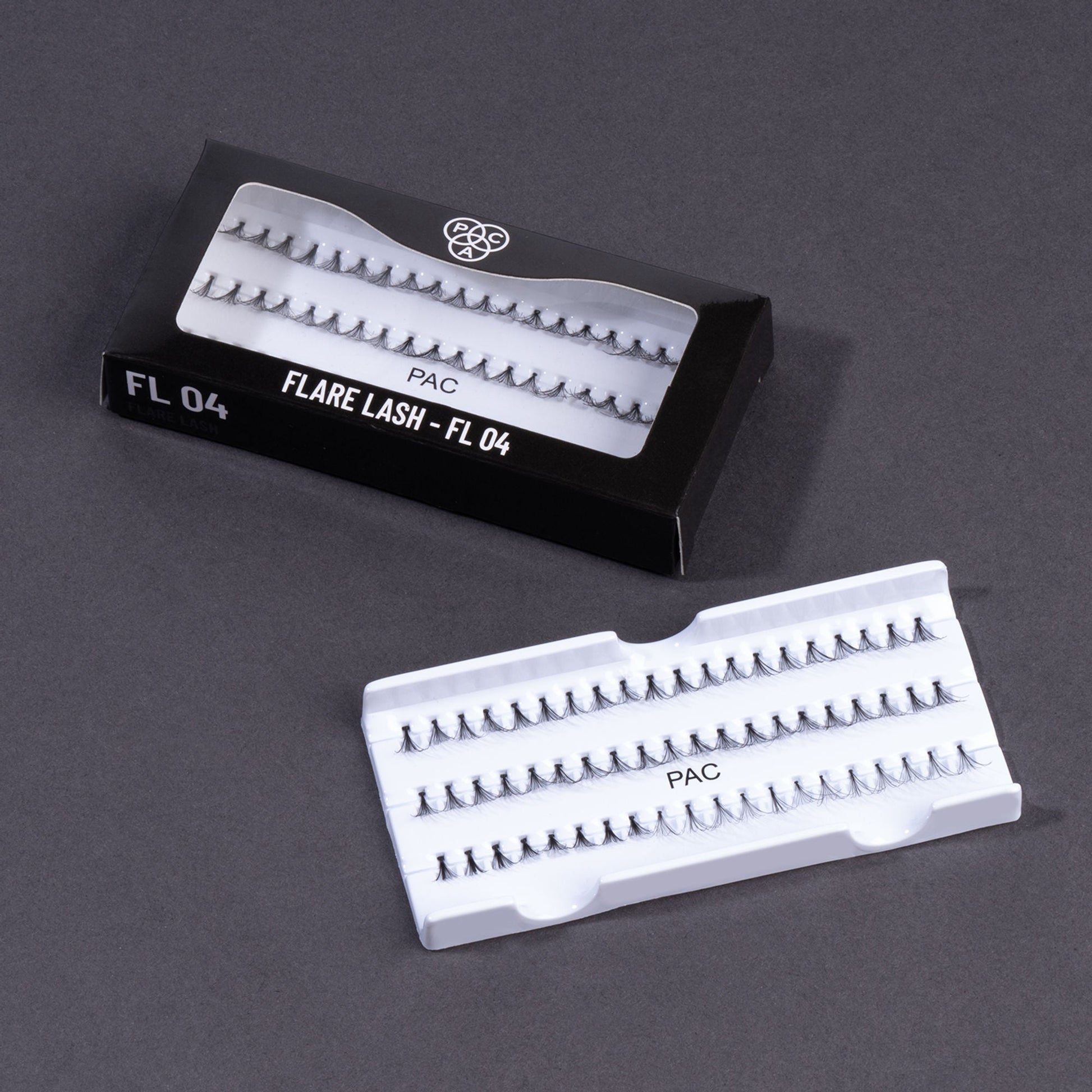 PAC Studio Flare Lash FL4 - Natural Cluster Lashes with Short, Long & Thick Strands for Versatile Looks