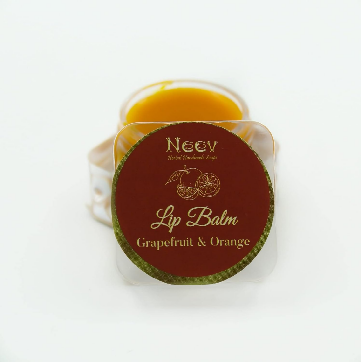Neev Herbal Handmade Soaps Lip Balm Grapefruit and Orange