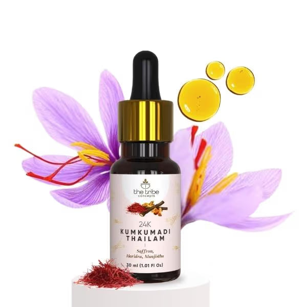 The Tribe Concepts 24k Kumkumadi Thailam - Skin Brightening Oil - Distacart