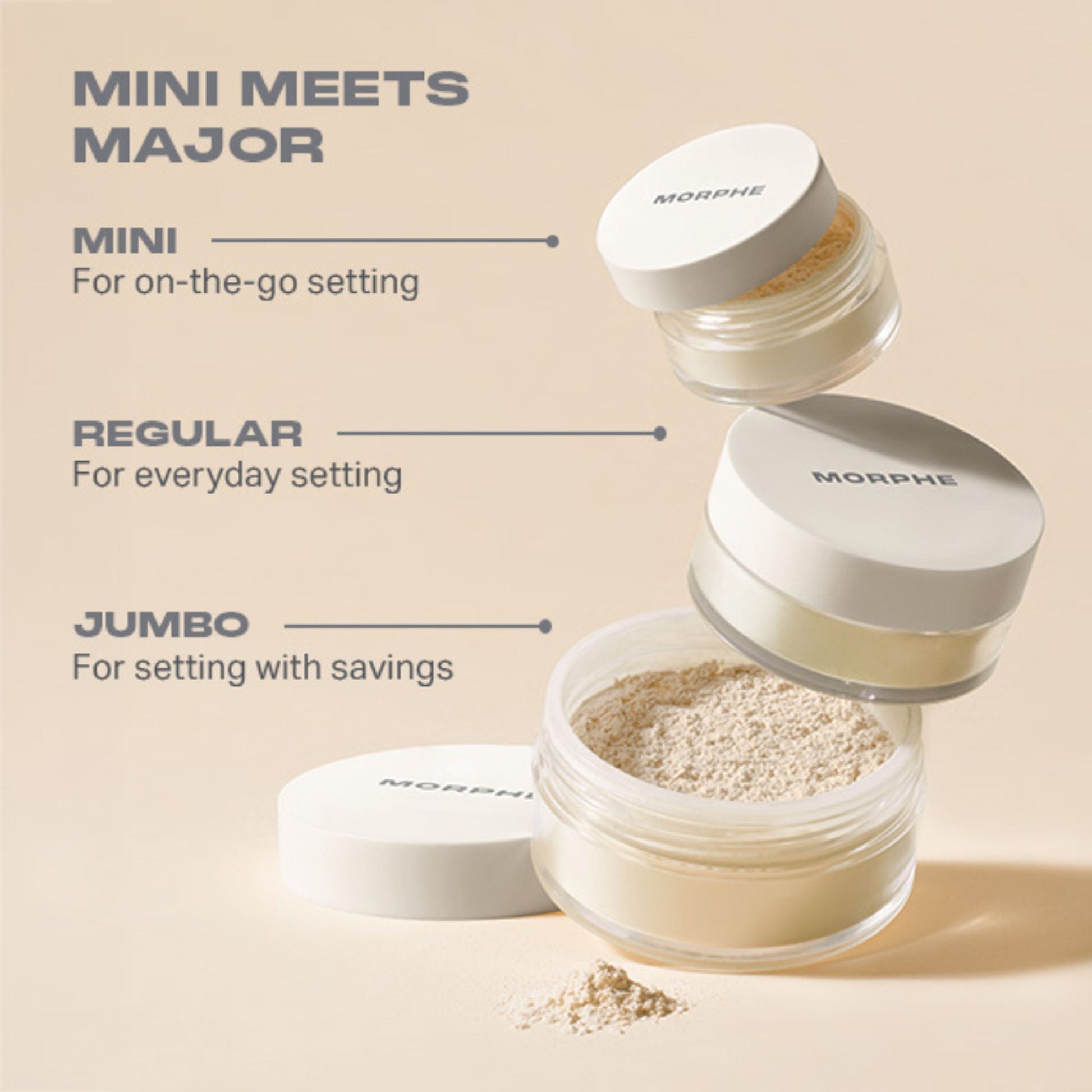 MORPHE Bake & Set Setting Powder - Banana