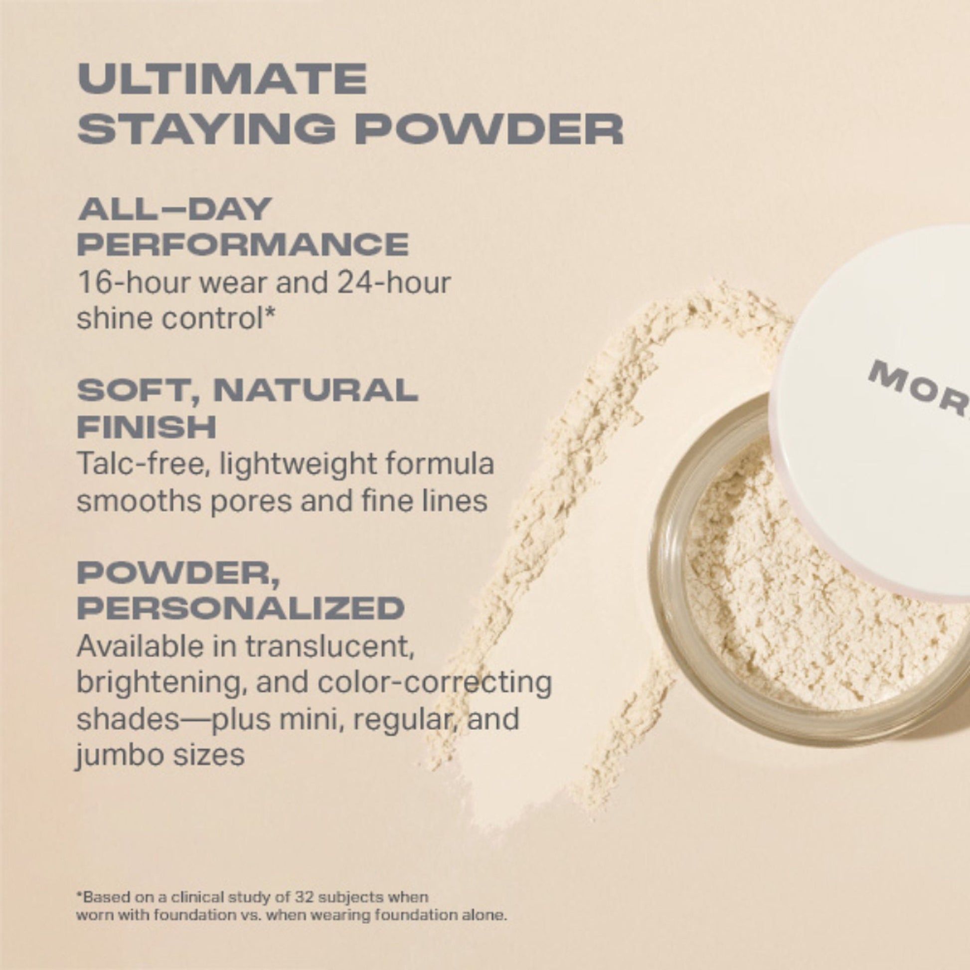 MORPHE Mini Bake & Set Setting Powder - Mini Translucent