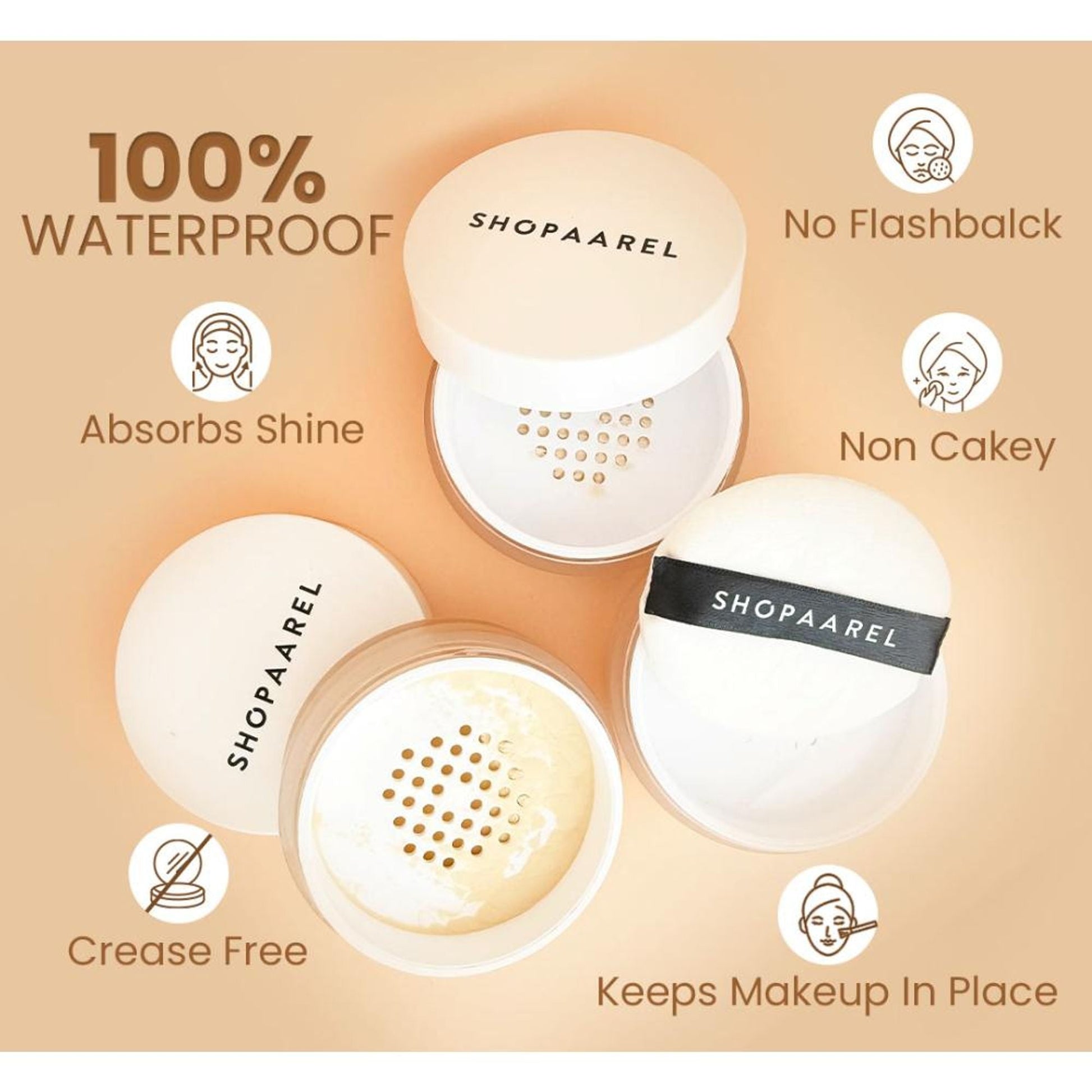 Shopaarel Flawless Fixing Powder - White-01