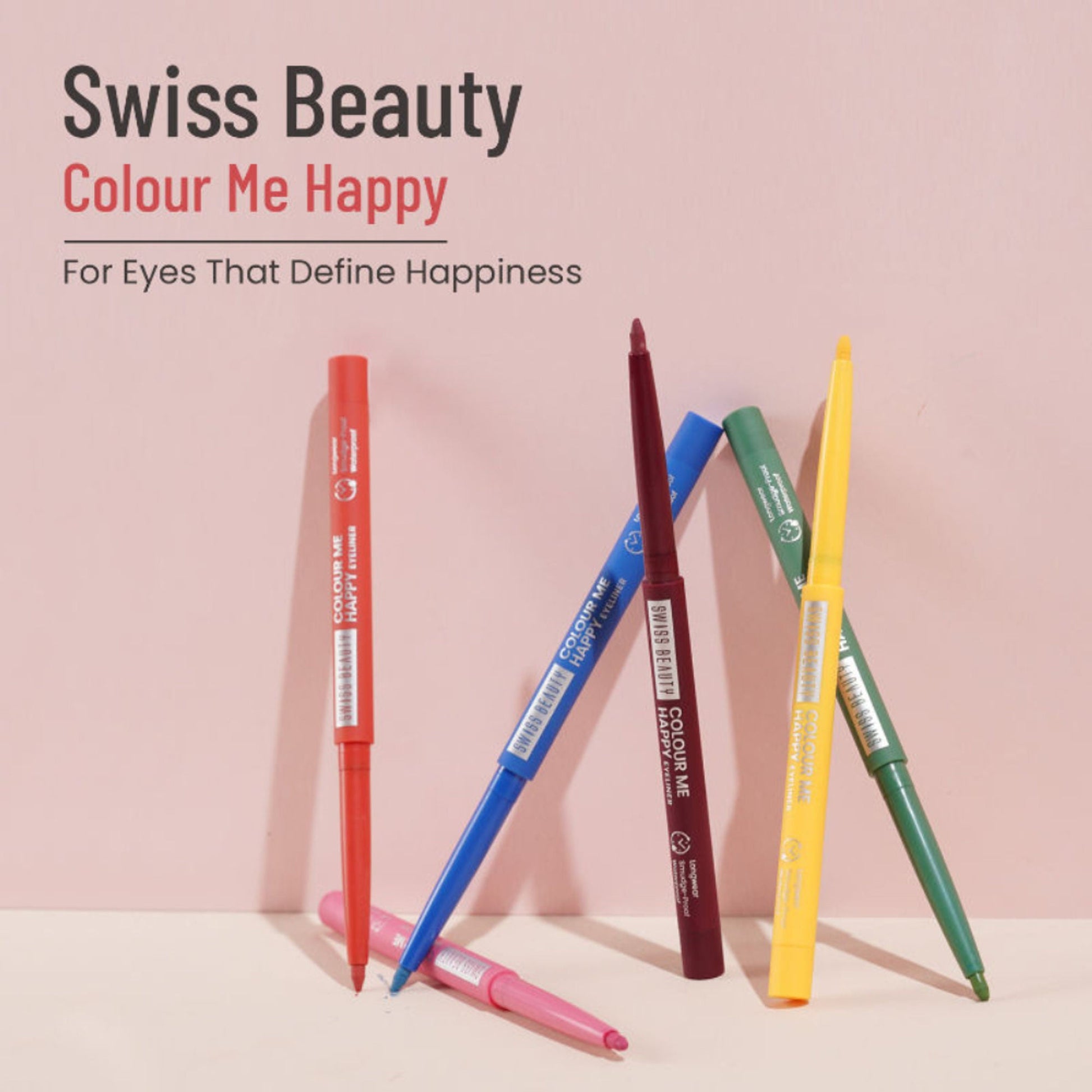 Swiss Beauty Colour Me Happy Eyeliner - Purple Aster