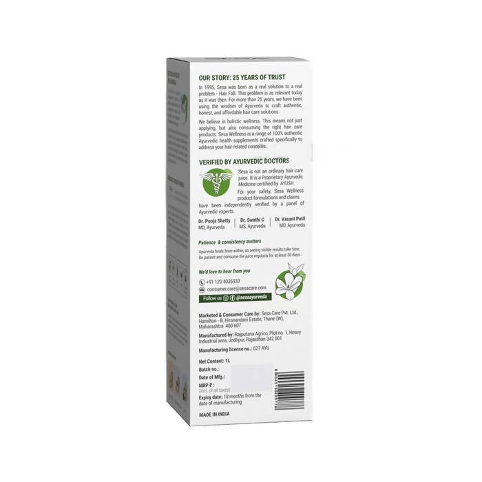 Sesa Ayurvedic Hair Care Juice 