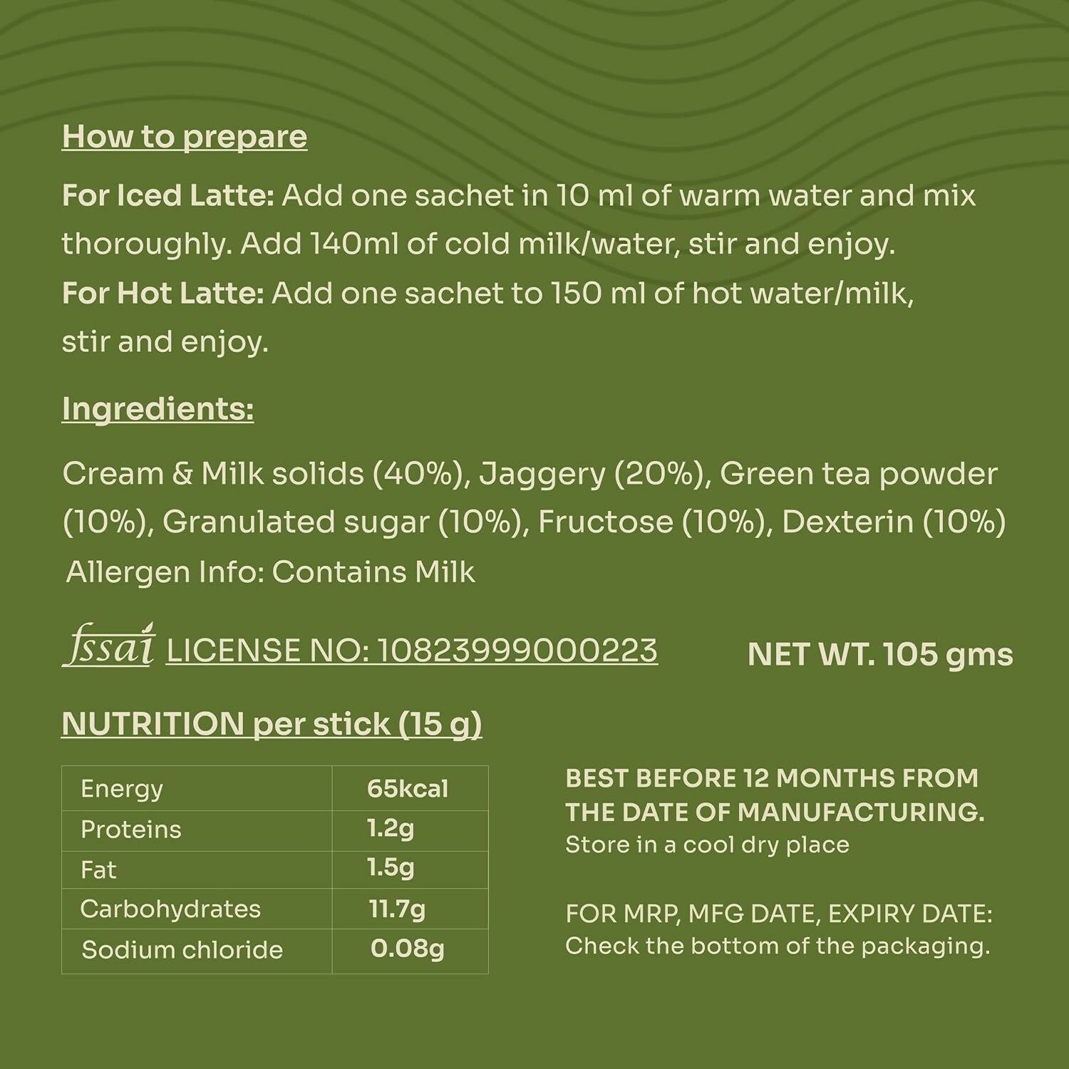 Chiran Instant Matcha Latte Premix Sachets  Grab2Buy Chiran Grab2Buy