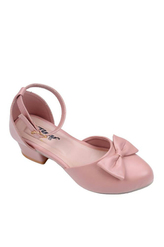 Tiny Bugs Girls Bow Embellished Ballerinas - Peach  Grab2Buy Tiny Bugs Grab2Buy