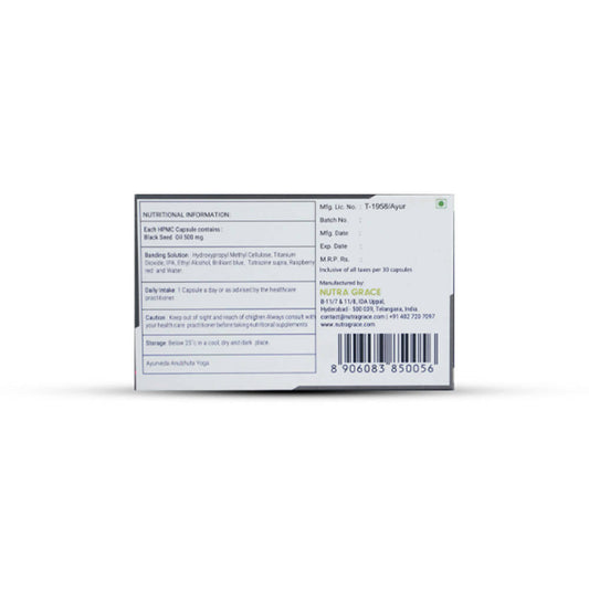 Nutra Grace Black Seed Oil 500mg Capsules - Grab2buy