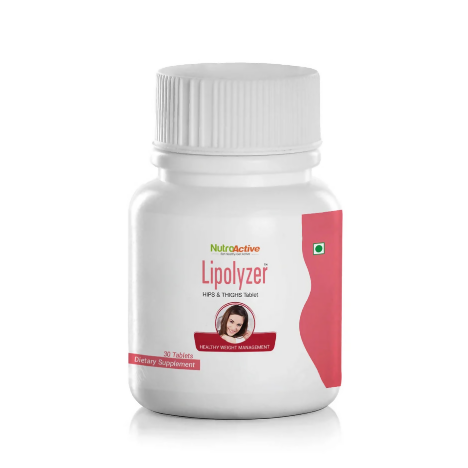 NutroActive Lipolyzer Hips & Thighs Weight Management Tablets 