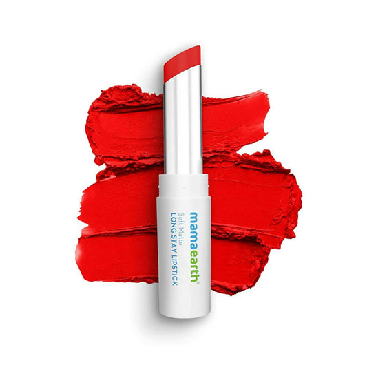 Mamaearth Soft Matte Long Stay Lipstick - Red Dahlia - Grab2buy