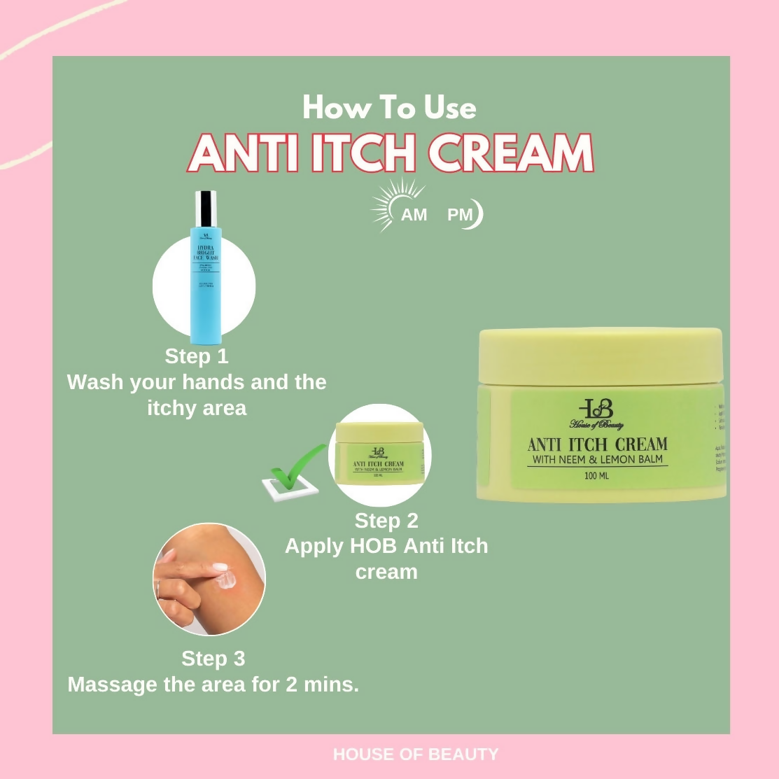House of Beauty Anti Itch Cream 