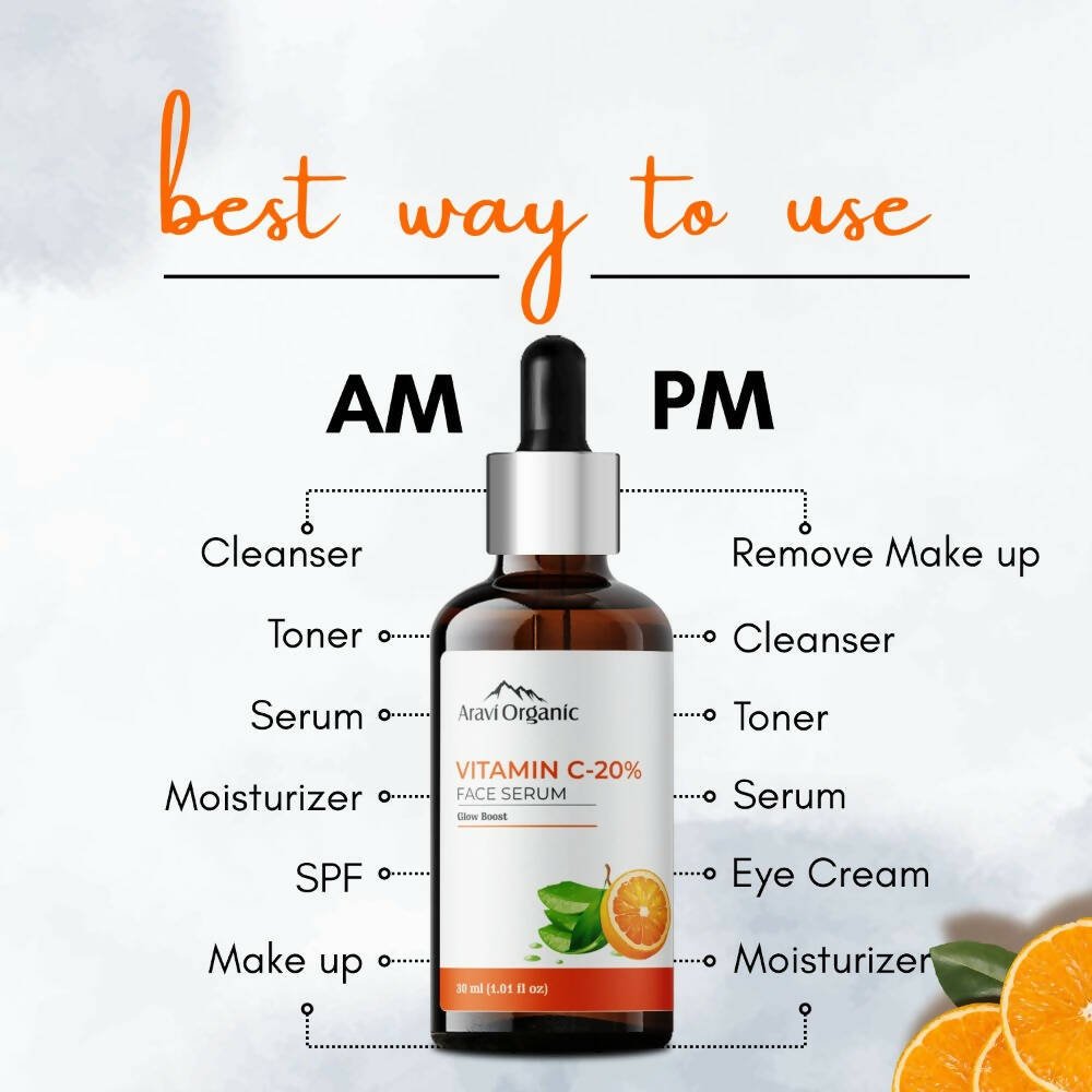 Aravi Organic 20% Vitamin C Face Serum 