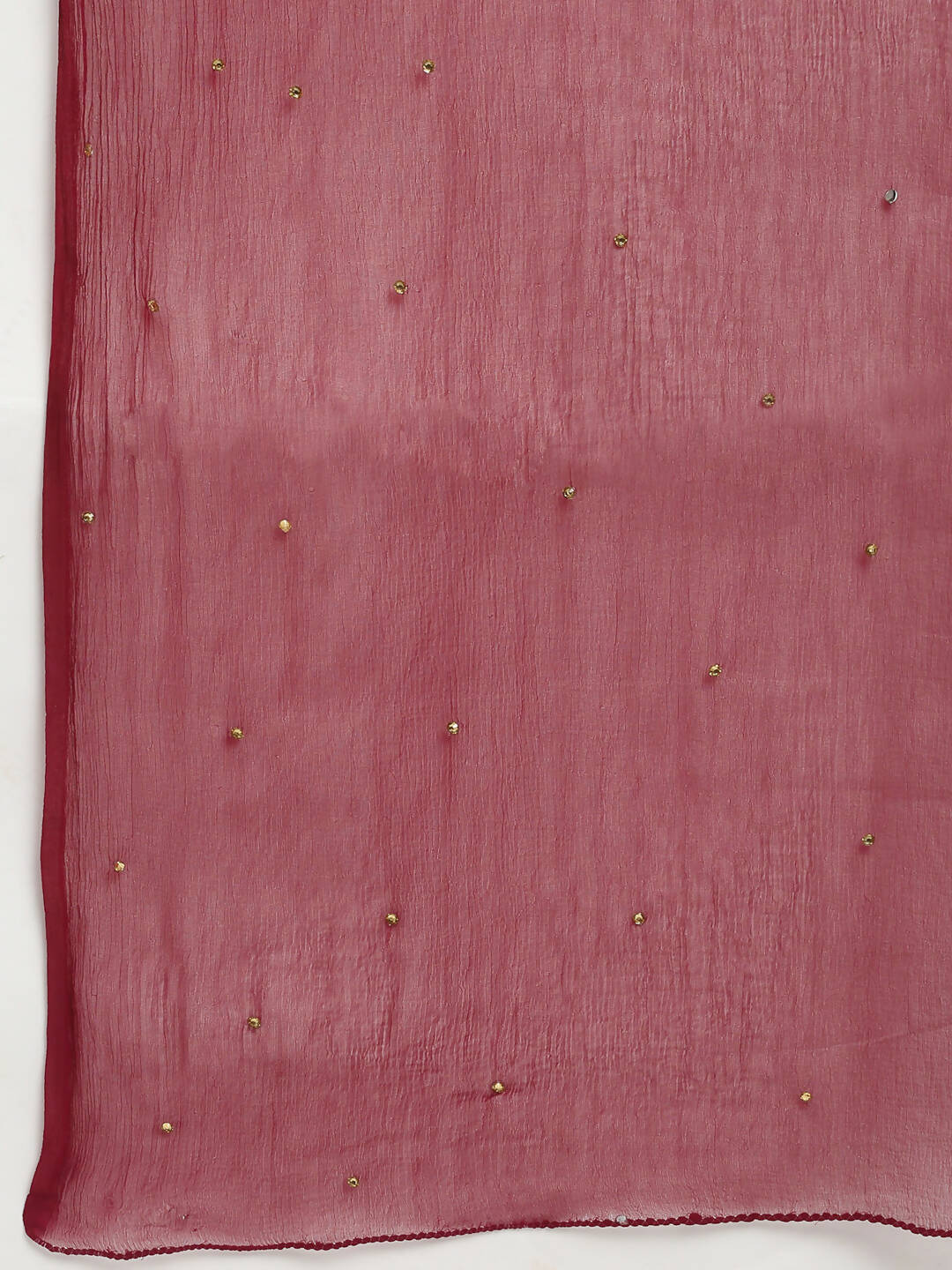 Rudra Bazaar Wine Angrakha Style Flared Anarkali Kurta with Pyjamas & Dupatta