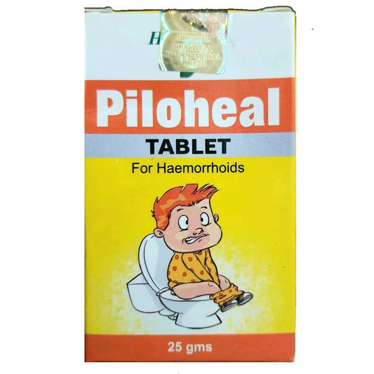 Healwell Homeopathy Piloheal Tablets 