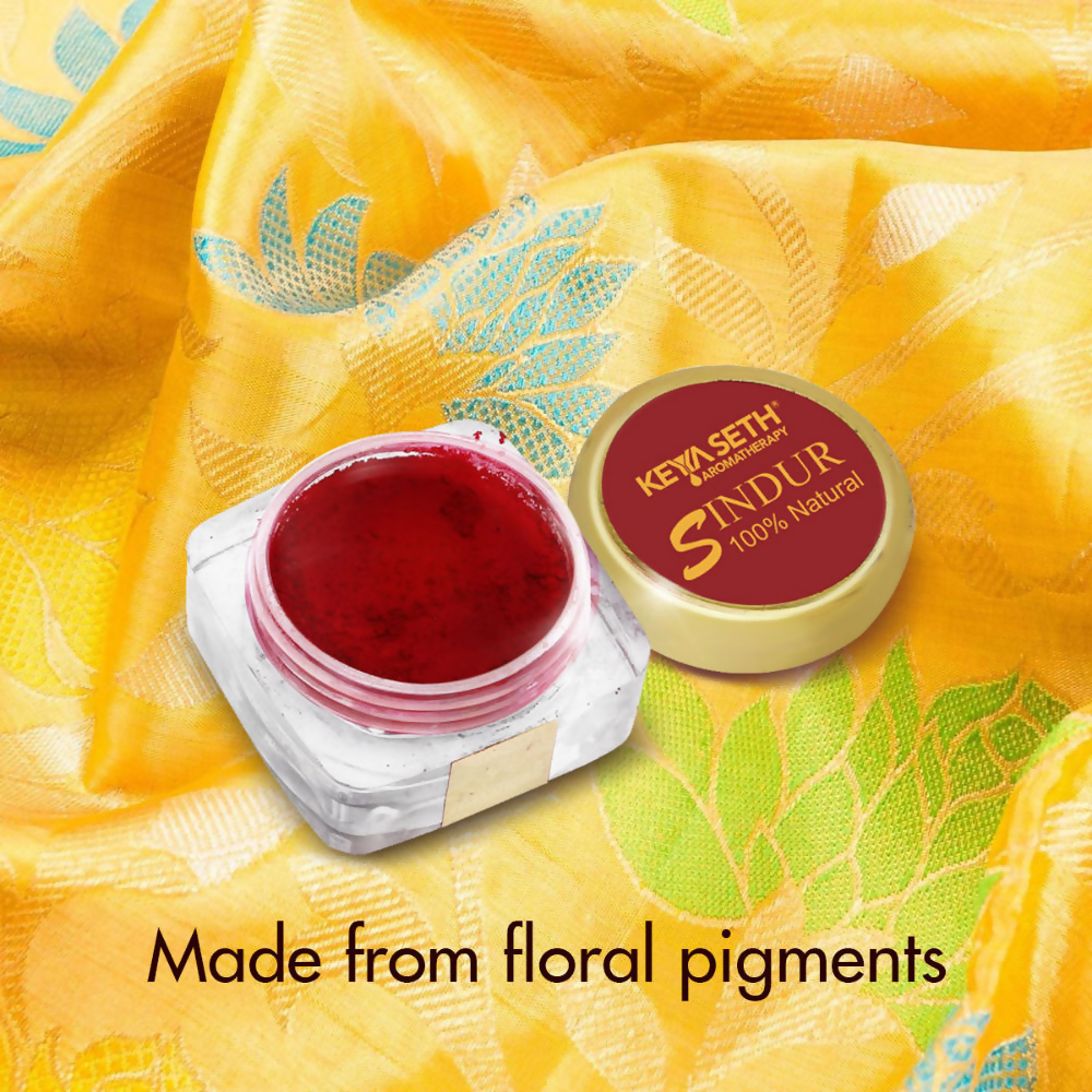 Keya Seth Aromatherapy 100% Natural Maroon Sindoor Powder 