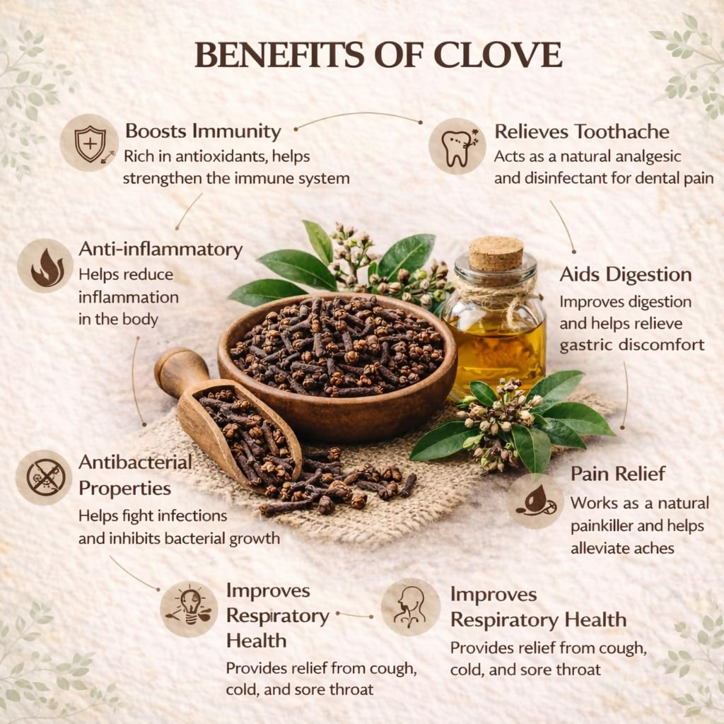 Village-Organica Clove (Laung) Whole – Handpicked  Grab2Buy Village-Organica Grab2Buy