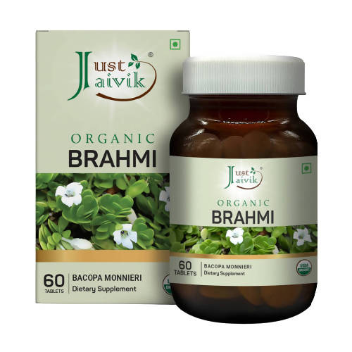 Just Jaivik Organic Brahmi Tablets 