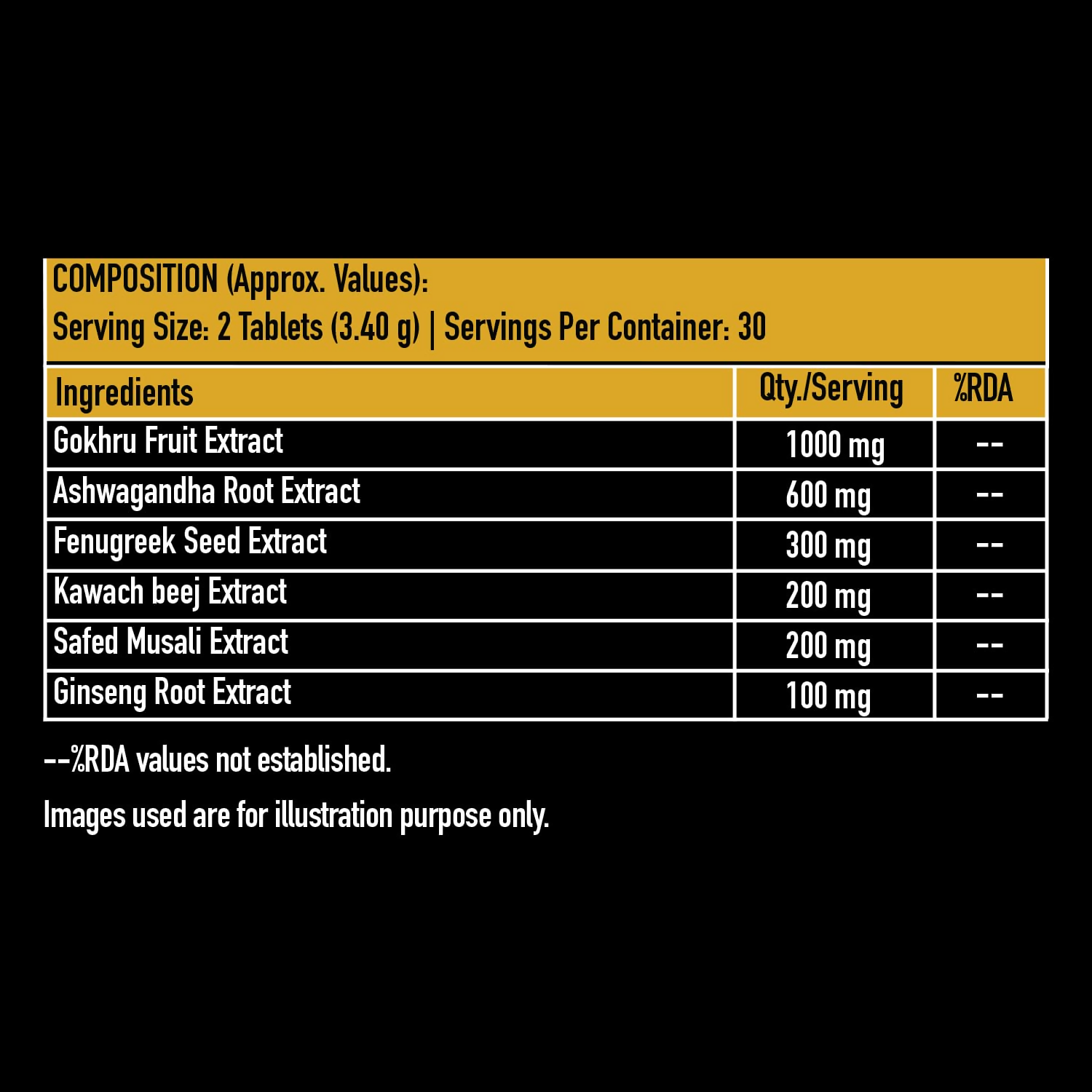 HK Vitals Testo Bold Tablets 