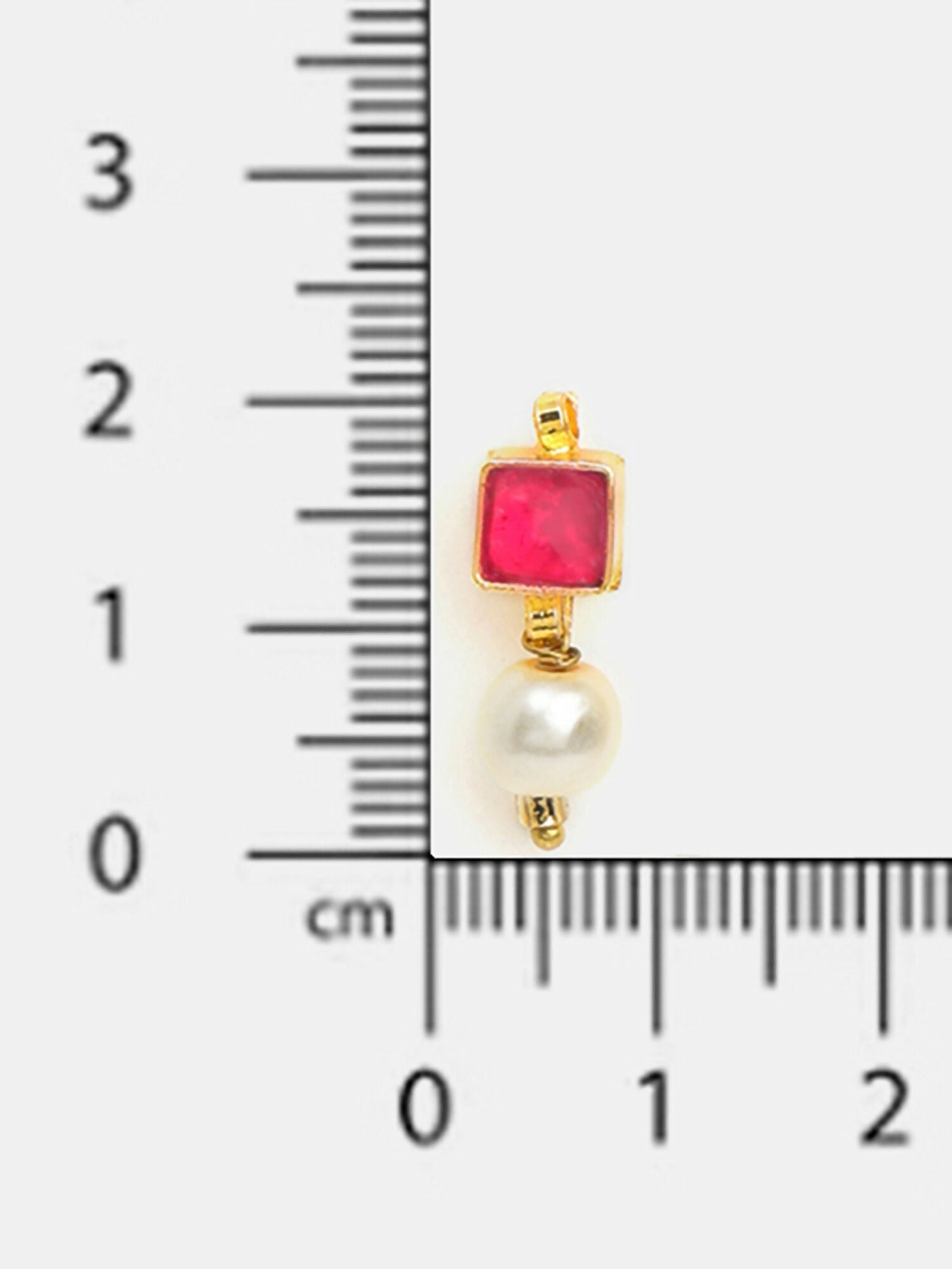 Ruby Raang Garnet Glamour Earrings