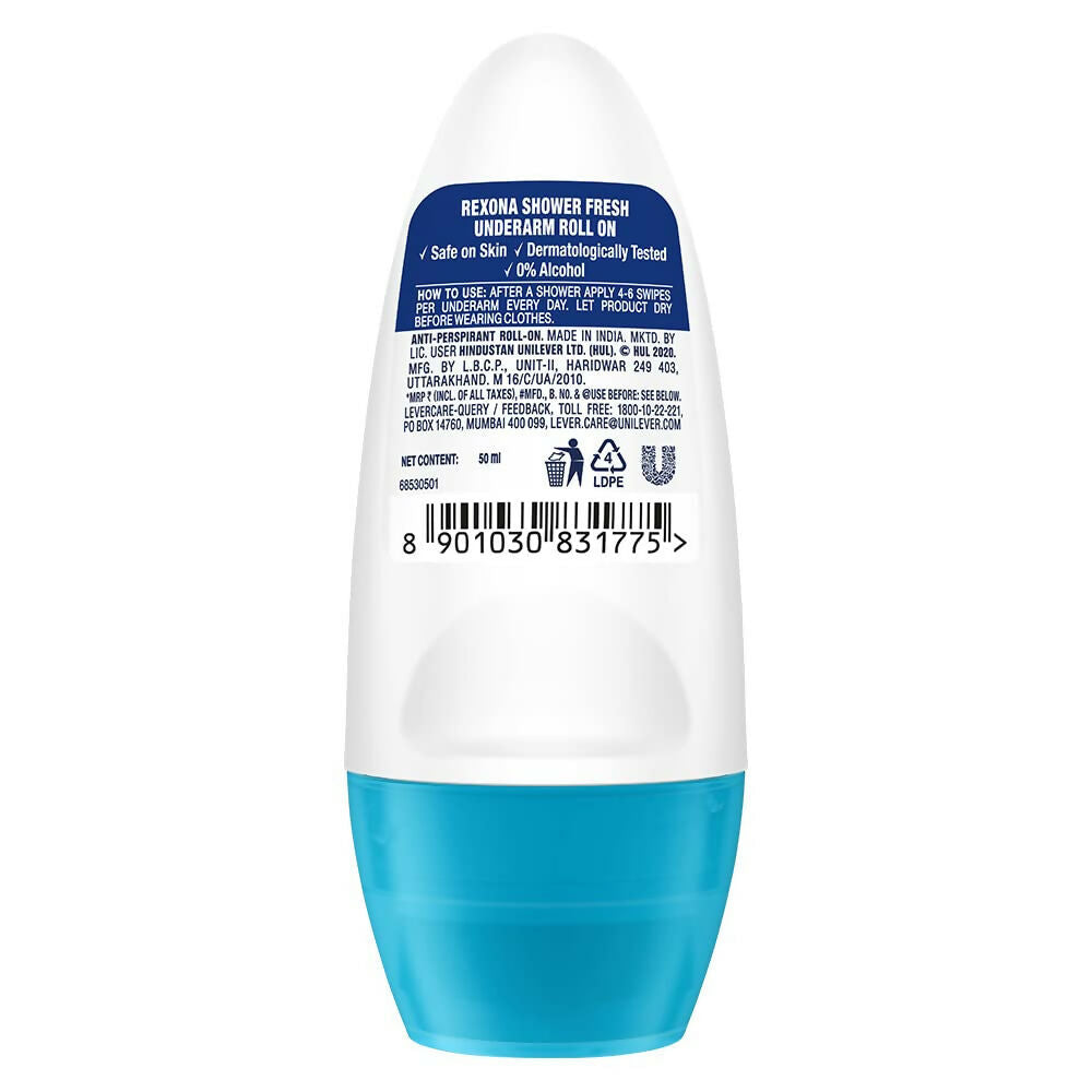 Rexona Shower Fresh Underarm Roll On Deodorant For Women 