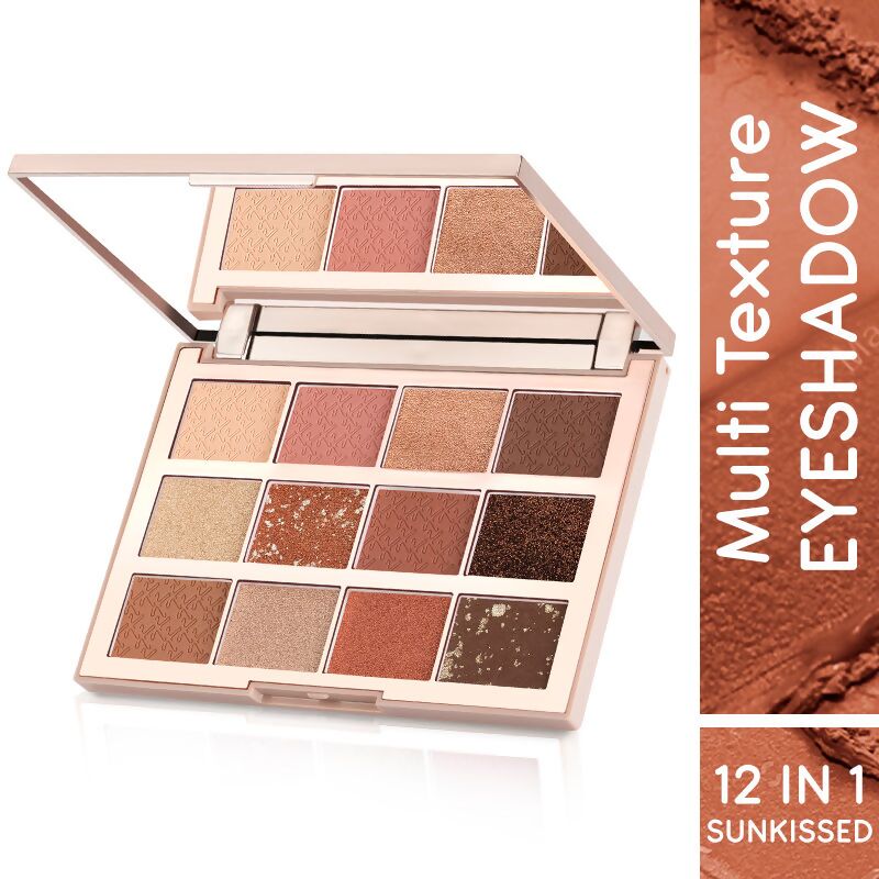 Kay Beauty By Katrina Kaif Multi Texture Eyeshadow Palette - Sunkissed 