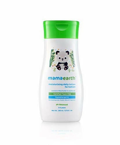 Mamaearth Daily Moisturizing Lotion & Soothing Baby Massage Oil, With Sesame, Almond & Jojoba Oil