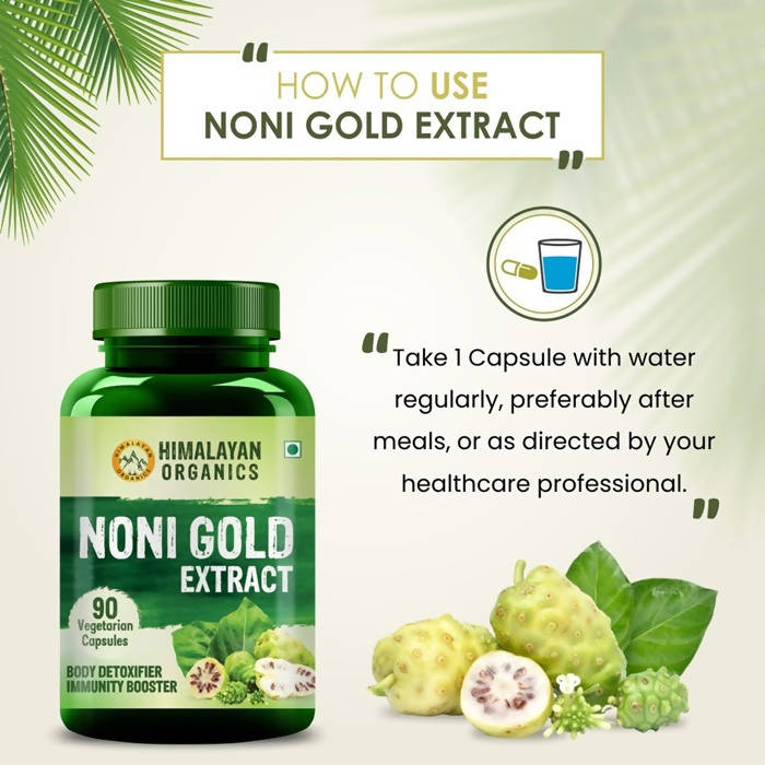 Himalayan Organics Noni Gold Extract Body Detoxifier Immunity Booster: 90 Vegetarian Capsules Online