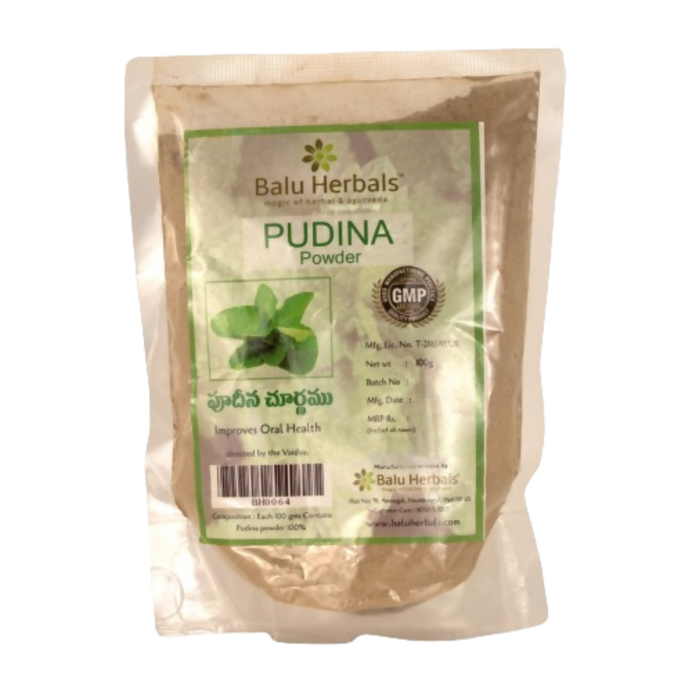 Balu Herbals Mint Leaves (Pudina) powder 