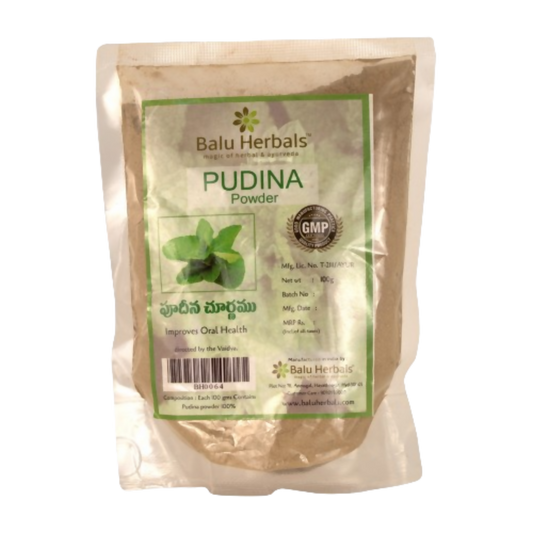 Balu Herbals Mint Leaves (Pudina) powder 