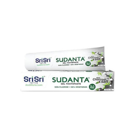 Sri Sri Tattva Sudanta Gel Tooth Paste With Charcoal & Salt 