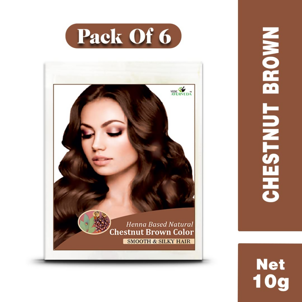 VedicAyurveda Henna Hair Color - Chestnut Brown  Grab2Buy VedicAyurveda Grab2Buy
