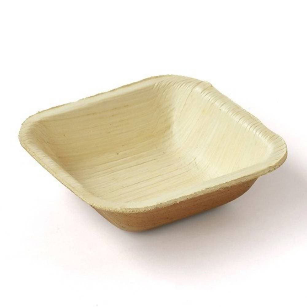 Eco Friendly Areca Leaf 4" Square Bowl | Grab2Buy