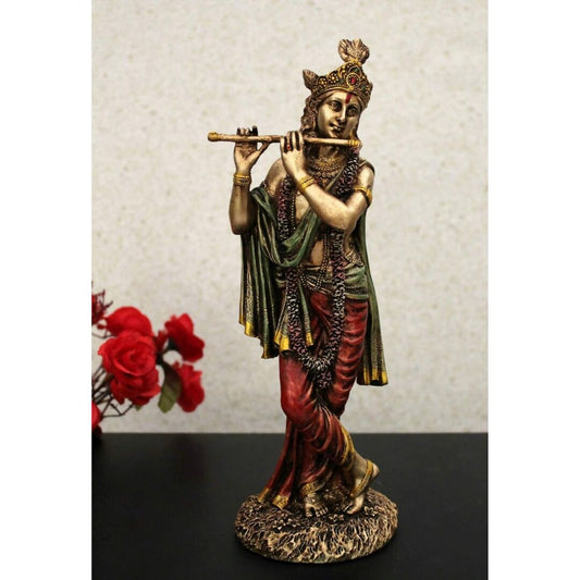 Profound Craft Resin Lord Krishna Idol - Grab2buy